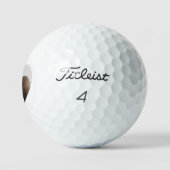 Balles De Golf Cadeau de modèle de photo en forme de cœur personn (Logo)