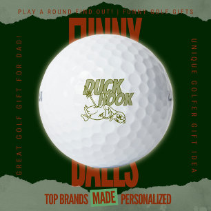 Balles De Golf Cadeau d'humour pour golfeur à mauvais swing Canar