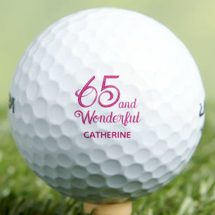 Balles De Golf Cadeau élégant 65 ans pour Tante – Conception de s
