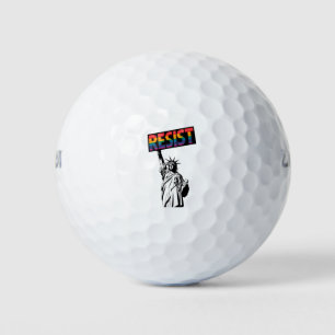 Balles De Golf Cadeau féministe Résister Statue de la Liberté