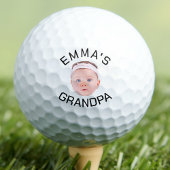 Balles De Golf Cadeau grand-père, Visage bébé personnalisé, Cadea