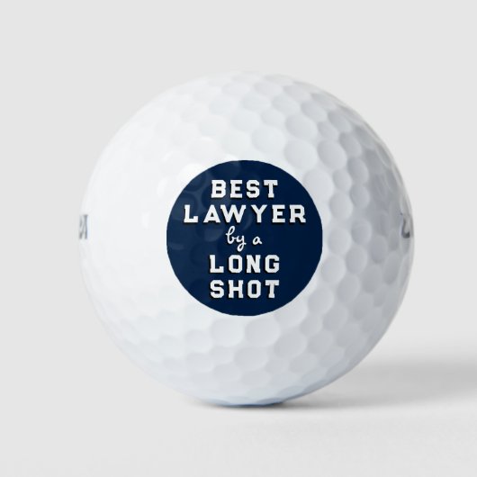 Balles De Golf Cadeau Original pour Avocat (Devant)