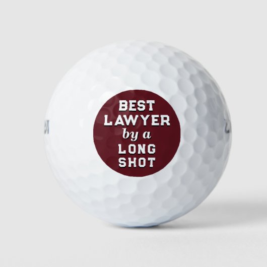 Balles De Golf Cadeau original pour avocat (Devant)