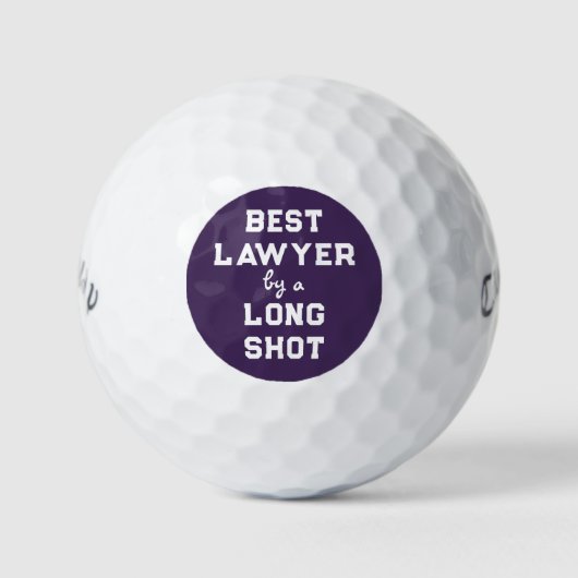 Balles De Golf Cadeau original pour avocat (Devant)