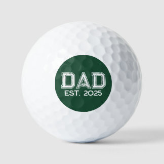 Balles De Golf Cadeau Papa Année Personnalisée