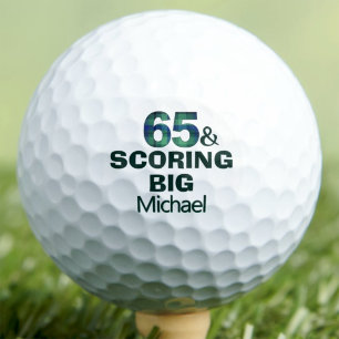 Balles De Golf Cadeau personnalisé et cool pour les 65 ans, marqu