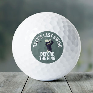 Balles De Golf Cadeau personnalisé pour l'enterrement de vie de g