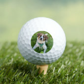 Balles De Golf Cadeau photo de chien monogrammé pour Golfer (T-shirt Insitu)