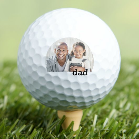 Balles De Golf Cadeau photo personnalisé pour papa