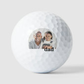 Balles De Golf Cadeau photo personnalisé pour papa (Recto)