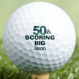 Balles De Golf Cadeau pour fils de 50 ans qui marque gros coup co