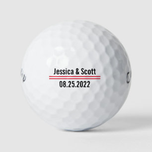 Balles De Golf Cadeau pour garçons d'honneur Texte personnalisé B