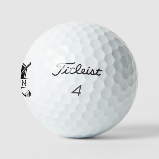 Balles De Golf Cadeau pour papa, Groomsmen Cadeau pour Guy, Petit (Logo)