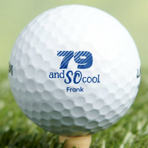Balles De Golf Cadeau pour son 79e anniversaire, personnalisé, dr