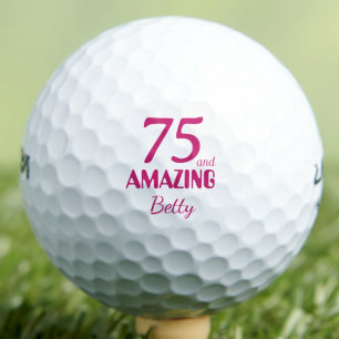 Balles De Golf Cadeau pour une amie pour son 75e anniversaire Ros