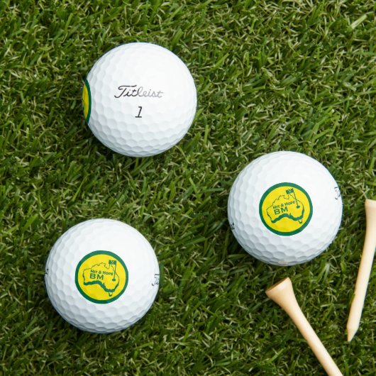 Balles De Golf Cadeaux de golf australiens (Herbe in situ)