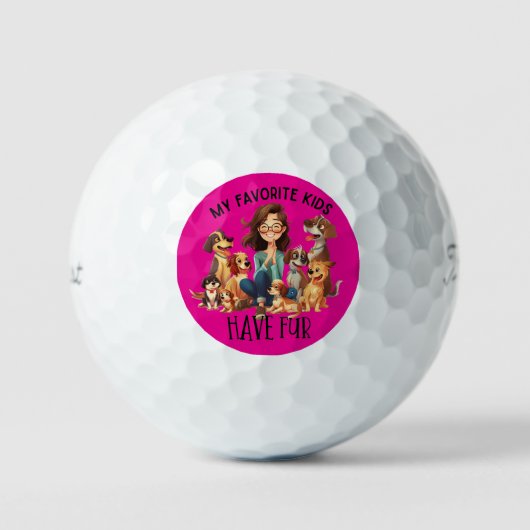 Balles De Golf Cadeaux de golf parfaits pour les Dames spéciales (Recto)