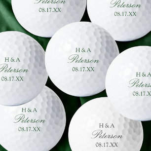 Balles De Golf Cadeaux de mariage personnalisés en gros