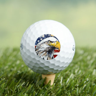 Balles De Golf Cadeaux personnalisés | Conception d'aigle à chaum