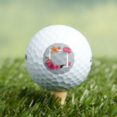Balles De Golf Cadre de fleurs (T-shirt Insitu)