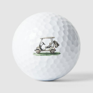 Balles De Golf Cadre Vert Sauge Golf Nouveau au Club Baby Shower