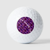 Balles De Golf Cahier à spirale floral personnalisé et sur mesure (Recto)