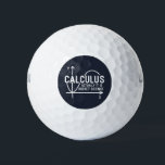 Balles De Golf Calculer En Réalité Sa Rocket Science Des Maths Dr<br><div class="desc">Drôle école de sciences mathématiques design nerd pour tout génie mathématique ou geek avec un bon sens de l'humour. Le proverbe amusant est "Calculus - En fait c'est Rocket Science" avec un graphique x à l'axe y</div>