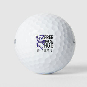 Balles De Golf Câlins de panda gratuits frappent un homer cadeaux