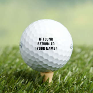 Balles de golf Callaway drôles - Personnalisées
