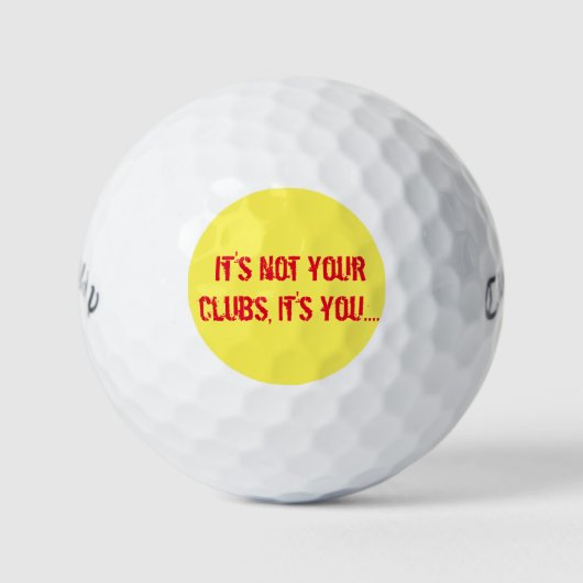 Balles De Golf Callaway Golf Balls - Bad Golfer Edition (Devant)