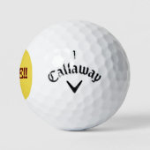 Balles De Golf Callaway Golf Warbird Golfballs-Alerte précoce (Logo)