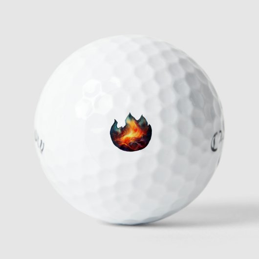 Balles De Golf Callaway Supersoft Golf Balls - Flames Arwork (Recto)