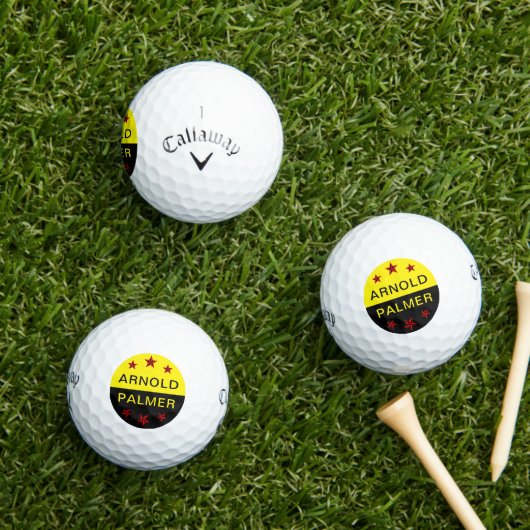 Balles De Golf Callaway Supersoft Golf Balls with Custom Name (Herbe in situ)