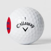 Balles De Golf Callaway Warbird Golf Balls Nom Édition (Logo)