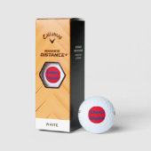 Balles De Golf Callaway Warbird Golf Balls Nom Édition (Emballage)