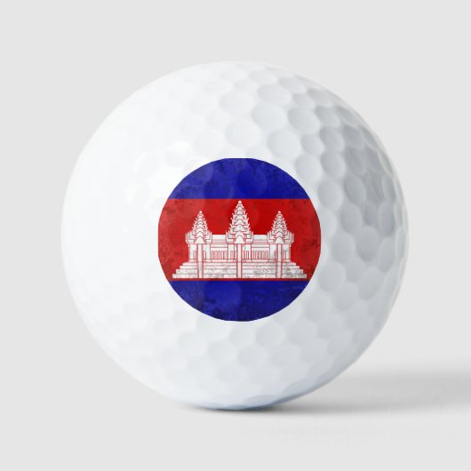 Balles De Golf Cambodge (Recto)