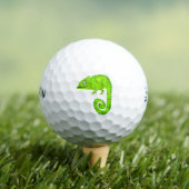 Balles De Golf Caméléon vert mignon (T-shirt Insitu)