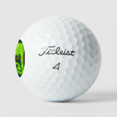 Balles De Golf Caméléon vert mignon (Logo)