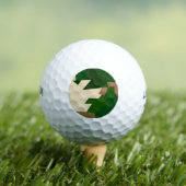 Balles De Golf Camo de toundra sèche (T-shirt Insitu)