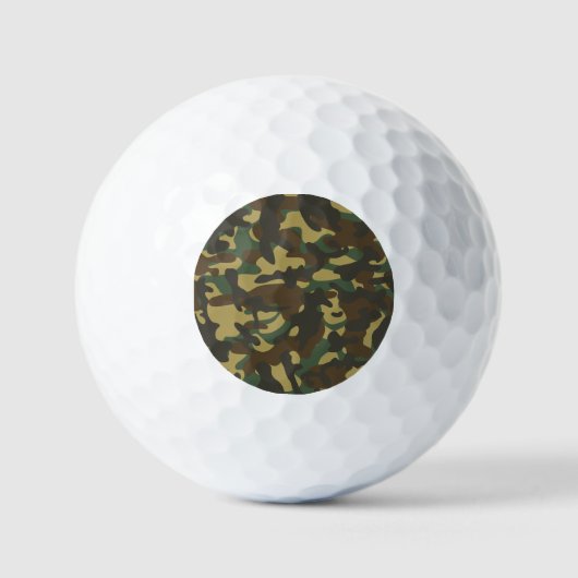 Balles De Golf Camouflage forestier (Recto)