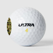 Balles De Golf Camouflage Vert de l'Armée (Logo)