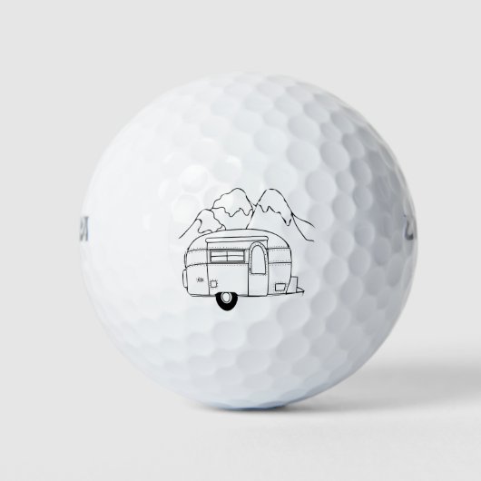 Balles De Golf Camper Mountains Voyage Explorer (Devant)