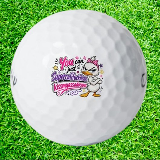 Balles De Golf Canard drôle sarcastique