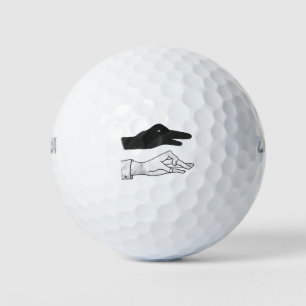 Balles De Golf Canard Silhouette main