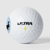 Balles De Golf Canards : Cayugas noirs (Logo)