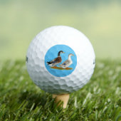 Balles De Golf Canards : Joyeuse Argent (T-shirt Insitu)