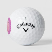 Balles De Golf Cancer du sein Pink Ribbon Golf Balls (Logo)