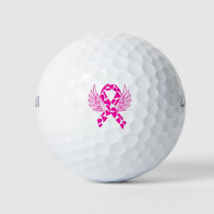 Balles De Golf Cancer du sein Survivant Ruban rose