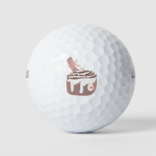 Balles De Golf Cannelle Bun Dessert Main Drake Art