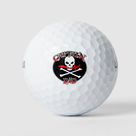 Balles De Golf Capitaine Papa Golf Balls (Devant)